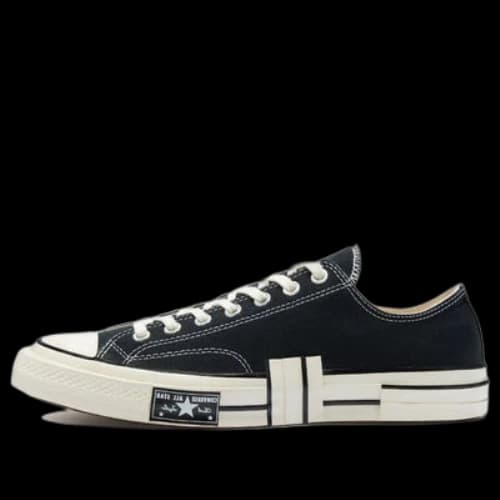 Converse Chuck Taylor All Star 1970s Canvas Shoes 'Black White Orange'