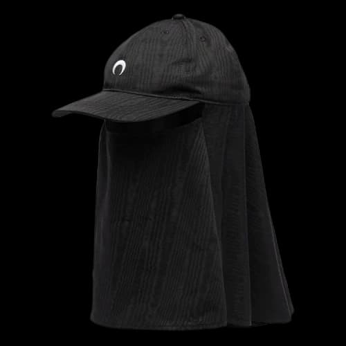 Marine Serre Protective Scarf Branded Cap 'Black'