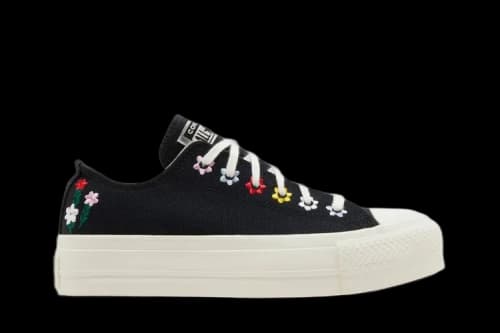 Converse Chuck Taylor All Star Lift Platform Low 'Floral Embroidery' (Women's)