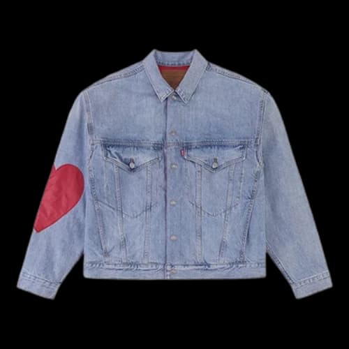 LEVI'S Levis Lapel Denim Jacket Unisex Blue