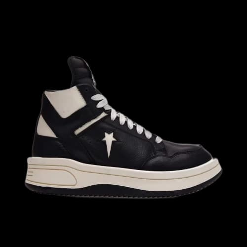Converse TURBOWPN Mid Rick Owens DRKSHDW Black Cloud Cream