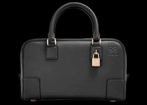 LOEWE Amazona 23 Bag in Nappa Calfskin Black