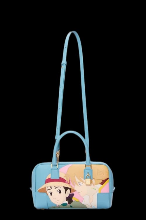 LOEWE x Howls Howl And Sophie Amazona 23 In Nappa Calfskin Light Blue