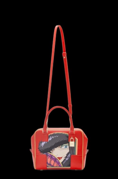 LOEWE x Howls Witch Of The Waste Amazona 19 Bag In Nappa Calfskin Red