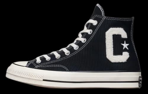 Converse Chuck Taylor All Star 1970s 'Varsity Letter Black'