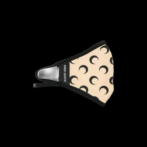 Marine Serre Branded Daily Mask 'All Over Moon Tan'