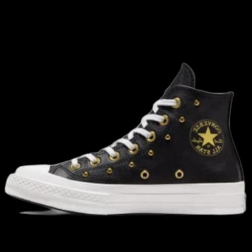 Converse Chuck 70 Hi 'Black White Gold Metallic' (Women's)