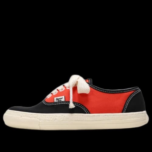 Maison MIHARA YASUHIRO PAST Sole 5 - Hole Low-top Sneaker 'Red'