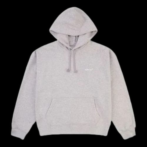 To Be Defined Levis Hooded Drawstring Embroidered Gray
