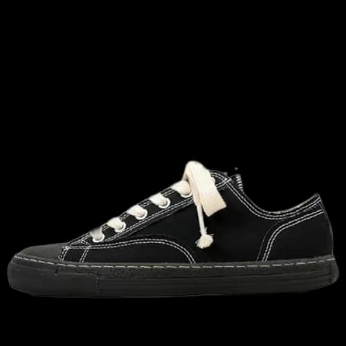 Maison MIHARA YASUHIRO PAST Sole 6 Hole Low-top Sneaker 'Black'
