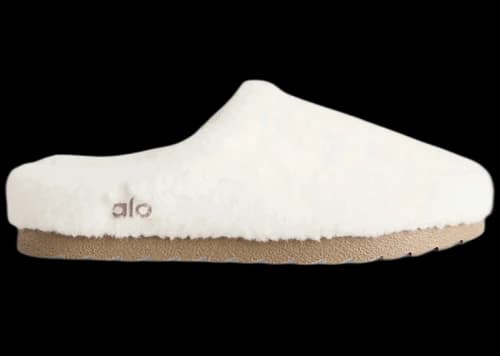 Alo Yoga Sherpa Recovery Slipper Ivory