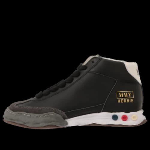 Maison MIHARA YASUHIRO HERBIE OG Sole Leather High-top Sneaker 'Black'
