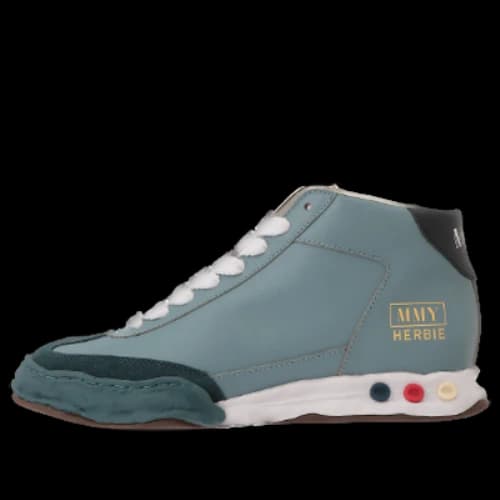 Maison MIHARA YASUHIRO HERBIE OG Sole Leather High-top Sneaker 'Blue'