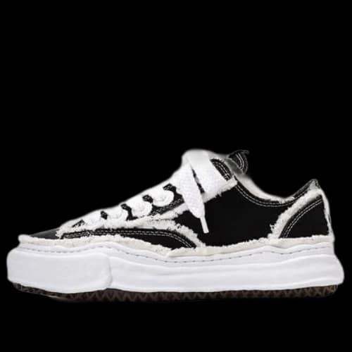 Maison MIHARA YASUHIRO Peterson OG Sole Canvas Low 'Black White'