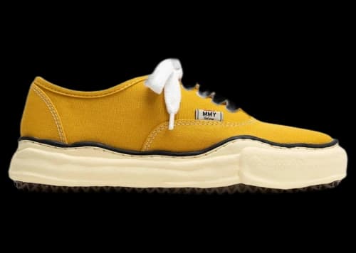 Maison Mihara Yasuhiro Baker Vintage-Like OG Sole Cavas Low Yellow