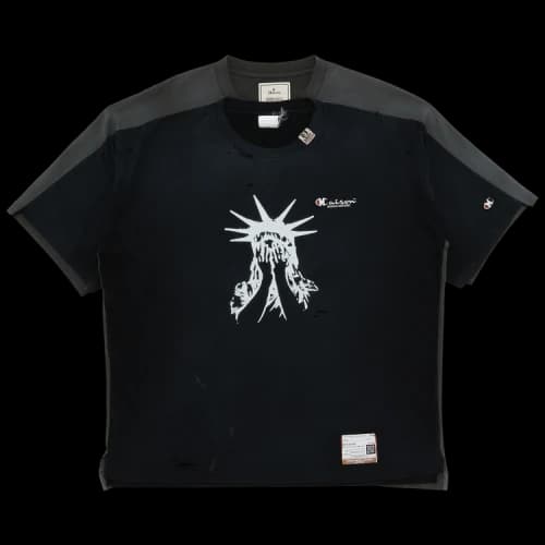 Maison Mihara Yasuhiro Layered T-Shirt 'Black'