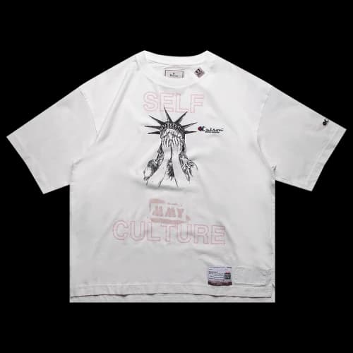 Maison Mihara Yasuhiro Self Culture Printed Tee 'White'