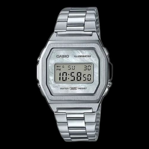 CASIO VINTAGE Series Retro Watch Silver Digital
