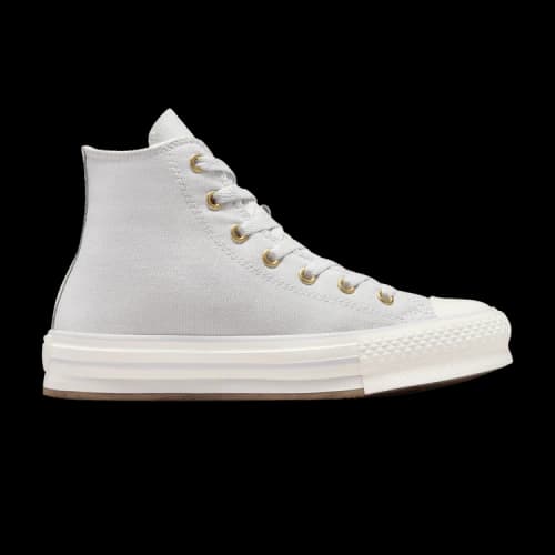 Converse Chuck Taylor All Star EVA Lift Platform High GS 'Tonal Canvas - Barely Grey'