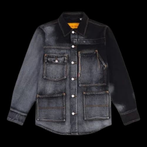 To Be Defined Levis x FENG CHEN WANG Crossover Tie Dye Denim Jacket Denim Gray
