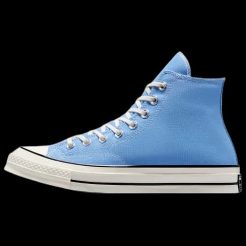 Converse Chuck 70 Comfortable And Lightweight Abrasion Resistant High top Canvas Shoes Unisex Blue