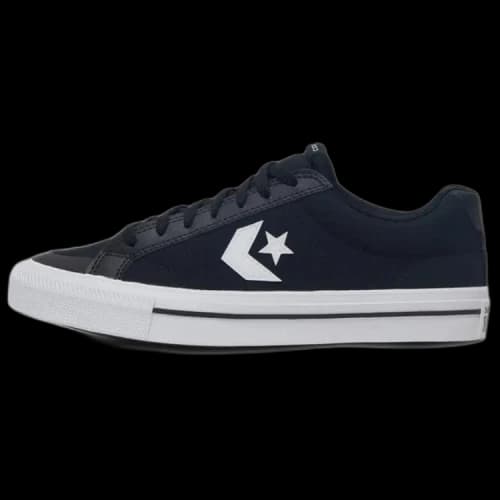 Converse Sport Casual Slip Resistant Abrasion Resistant Low top Skateboard Shoes Unisex Black