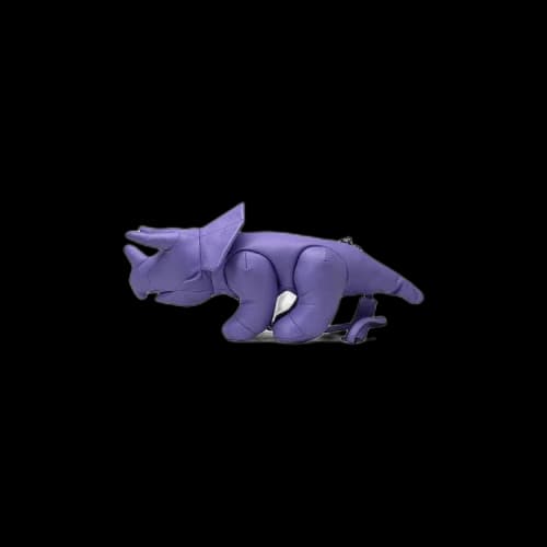 Maison Mihara Yasuhiro Triceratops Bag 'Purple'