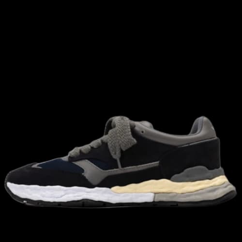 Maison MIHARA YASUHIRO GEORGE OG Sole Mix Material Low-top Sneaker 'Navy'