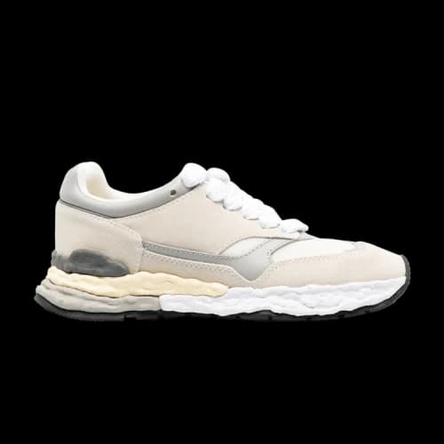 Maison MIHARA YASUHIRO GEORGE OG Sole Mix Material Low-top Sneaker 'White'