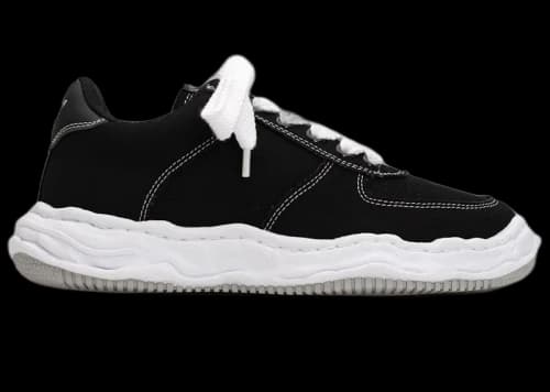 Maison Mihara Yasuhiro Wayne OG Sole Canvas Low Black Black White