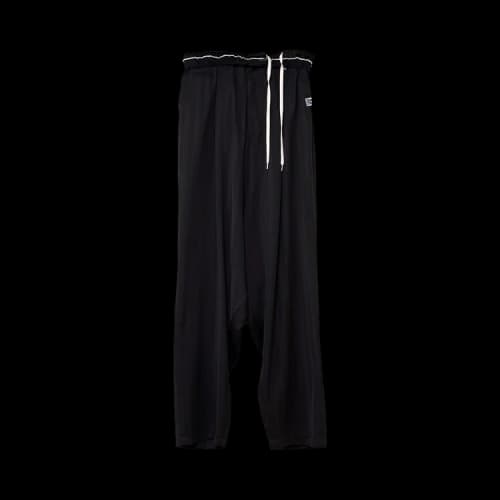 Maison Mihara Yasuhiro Wrapped-Waist Herringbone Pants 'Black'