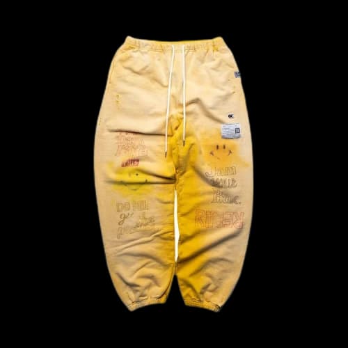Maison Mihara Yasuhiro Bleached Sweatpants 'Yellow'