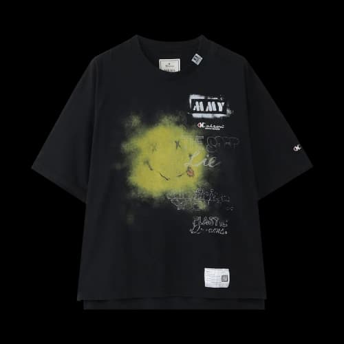 Maison Mihara Yasuhiro Graphic Print Crewneck T-Shirt 'Black'