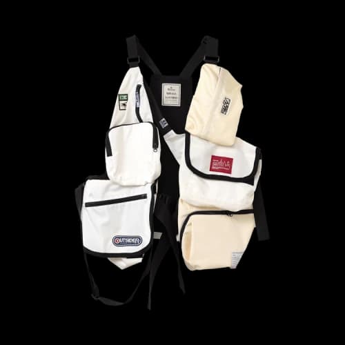Maison Mihara Yasuhiro Bag Vest 'White'