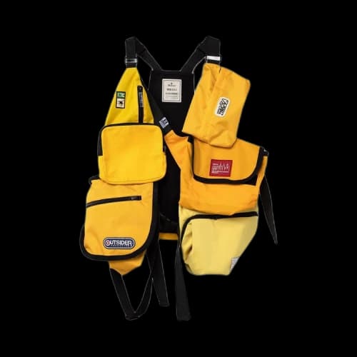Maison Mihara Yasuhiro Bag Vest 'Yellow'