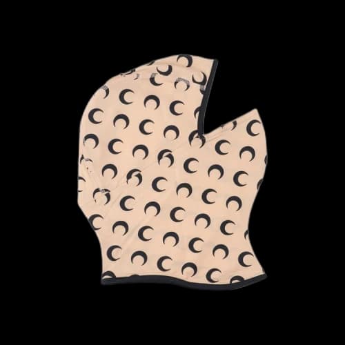 Marine Serre Recycled All Over Moon Balaclava 'All Over Moon Tan'
