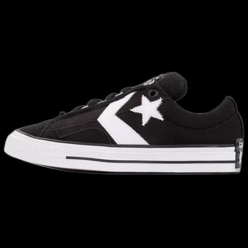 Converse Star Player 76 Puff Ox Black White