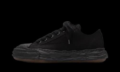 Maison Mihara Yasuhiro Peterson 23 OG Sole Canvas Low Black Black