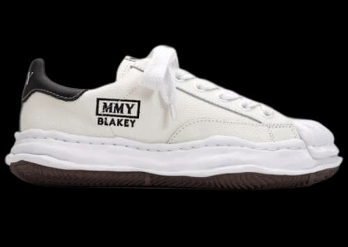 Maison Mihara Yasuhiro Blakey OG Sole Embossed Leather Low White