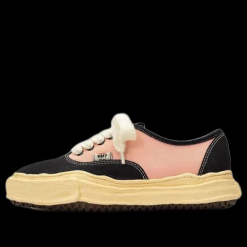 Maison MIHARA YASUHIRO Baker VL OG Sole Canvas Low 'Black Pink'