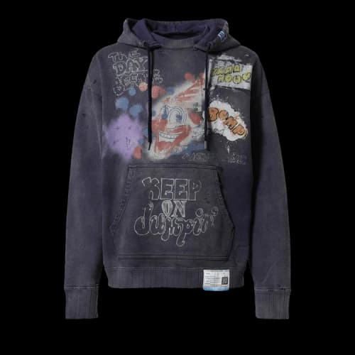Maison Mihara Yasuhiro Vintage Like Hoodie 'Purple'