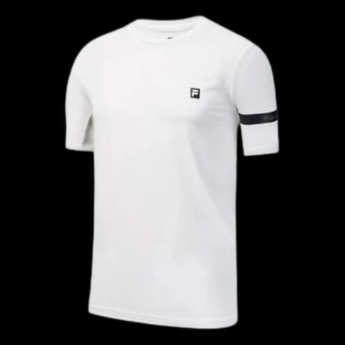 FILAATHLETICS Sports Training Round Neck Short Sleeve White