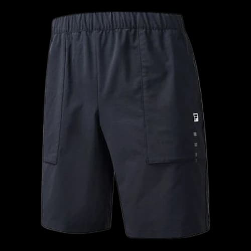 Yellow FILA ATHLETICS Loose Athleisure Casual Sports Shorts Navy Blue