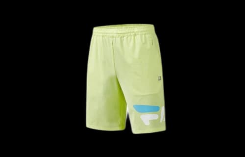 FILA Athletics Subject Logo Printing Woven Sports Shorts Green