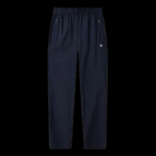 FILA Solid Color Thin and light Knit Sports Long Pants Royal blue