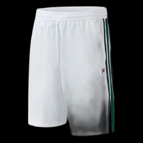 FILA Side Tennis Breathable Woven Five Pants For Men White