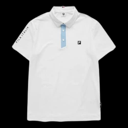 FILA Golf Under Polo Shirt For Men White