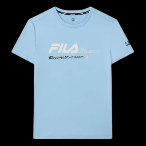FILA Elastic Sports Short Sleeve Sky Blue