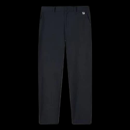FILA Solid Color Gym Woven Sports Long Pants Blue