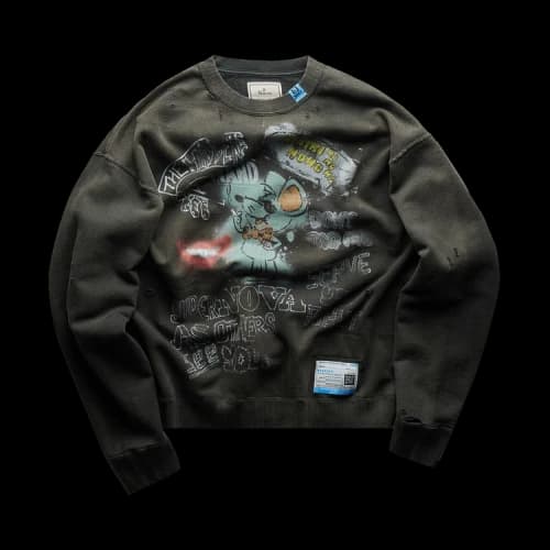 Maison Mihara Yasuhiro Vintage Like Pullover 'Black'